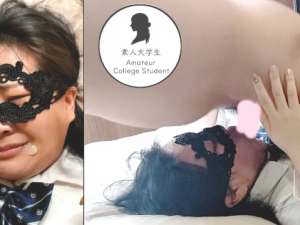 ぽっちゃり女子を仰向けに寝させて強引に口へチンポ挿入！激しいイラマチオ責めで口内射精