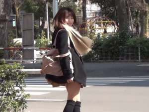 店内や街中でスカート捲ってパンツ見せてめっちゃ嬉しそうに逃げるかわいい変態