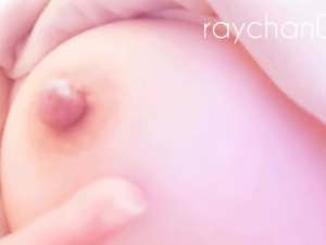 乳首にテープ貼ったノーブラ美乳女子の乳首オナニー！乳首転がしよがるのがかわいい