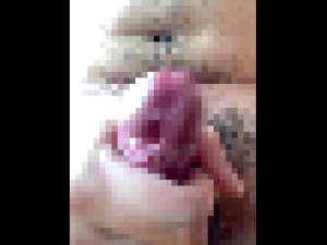 【女性向け】チンポにローション塗って手コキオナニー！真っ赤な亀頭から精液大噴射！【ホモ向け】