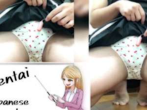 可愛いパンティーからいかついチンポ出してローター亀頭責めで精液ぴゅぴゅっと射精する女装子男の娘