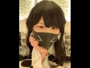 コスロリ女装子男の娘おしゃれなベッドの上で拘束手コキ！限界まで我慢して大量射精！